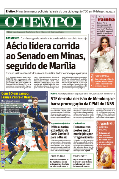 O TEMPO - Edição de 27 de Março de 2026