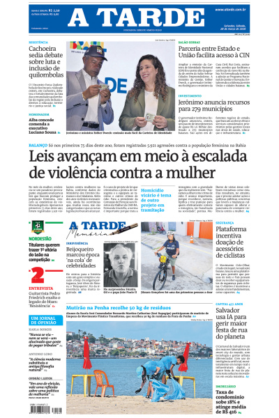 A TARDE - Edição de 28 de Março de 2026
