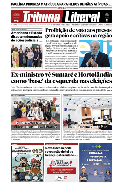 Tribuna Liberal - Edição de 29 de Março de 2026