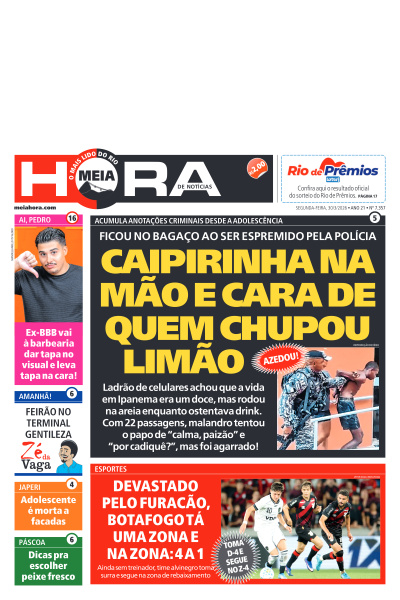 MEIA HORA - Edição de 30 de Março de 2026
