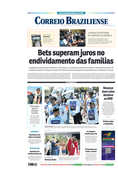 Correio Braziliense - Edição de 30 de Março de 2026