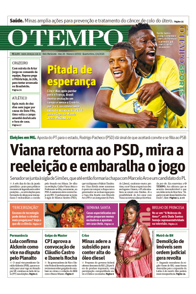 O TEMPO - Edição de 1º de abril de 2026