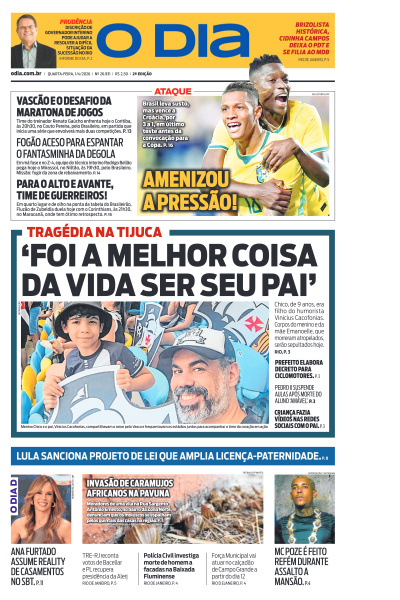 O DIA - Edição de 01 de Abril de 2026
