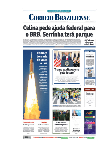 Correio Braziliense - Edição de 02 de Abril de 2026