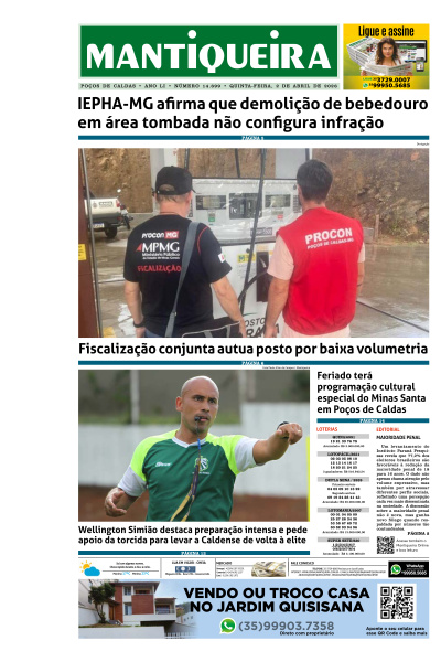 Mantiqueira - Edição de 02 de Abril de 2026