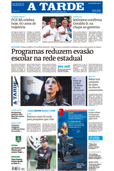 A TARDE - Edição de 04 de Abril de 2026
