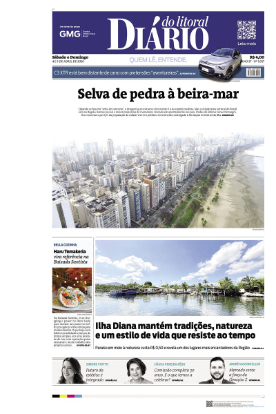 Diário do Litoral – Edição de 04 de abril de 2026