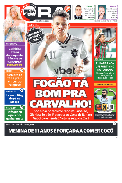 MEIA HORA - Edição de 05 de Abril de 2026