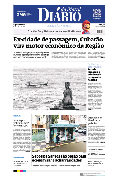 Diário do Litoral – Edição de 06 de abril de 2026