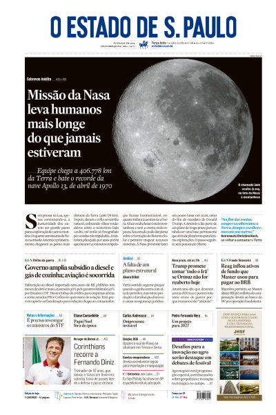 Estadão - Edição de 07 de Abril de 2026