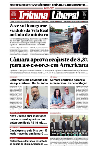 Tribuna Liberal - Edição de 8 de Abril de 2026