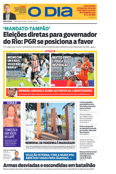 O DIA - Edição de 08 de Abril de 2026