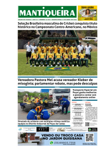 Mantiqueira - Edição de 08 de Abril de 2026