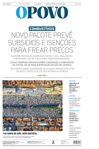 O POVO - Edição de 08 de Abril de 2026