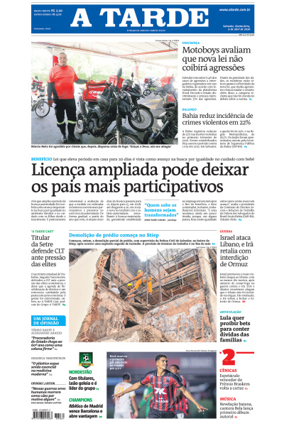 A TARDE - Edição de 09 de Abril de 2026