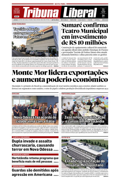 Tribuna Liberal - Edição de 10 de Abril de 2026