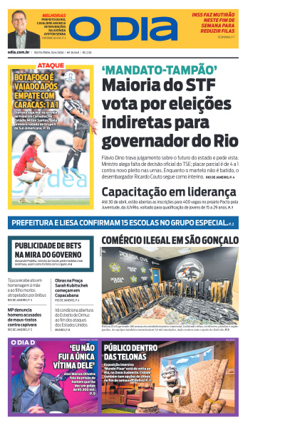 O DIA - Edição de 10 de Abril de 2026