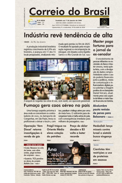 Correio do Brasil - Edição de 10 de Abril de 2026