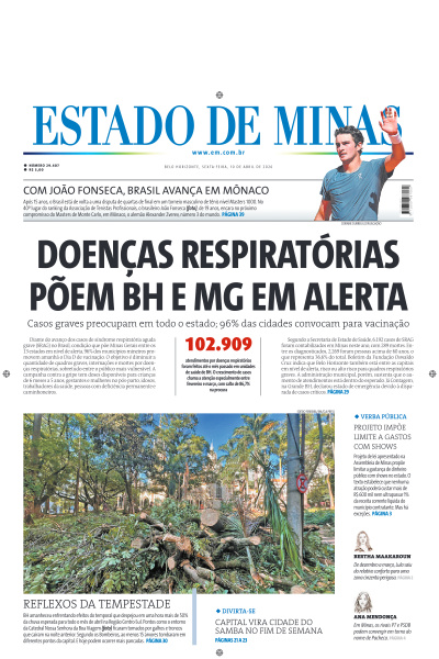 Estado de Minas - Edição de 10 de Abril de 2026