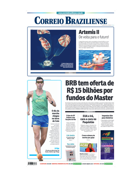 Correio Braziliense - Edição de 11 de Abril de 2026