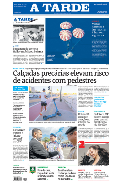 A TARDE - Edição de 11 de Abril de 2026