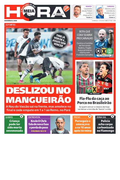 MEIA HORA - Edição de 12 de Abril de 2026