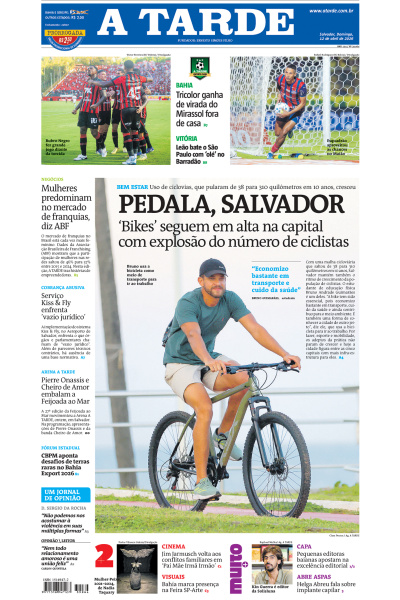 A TARDE - Edição de 12 de Abril de 2026