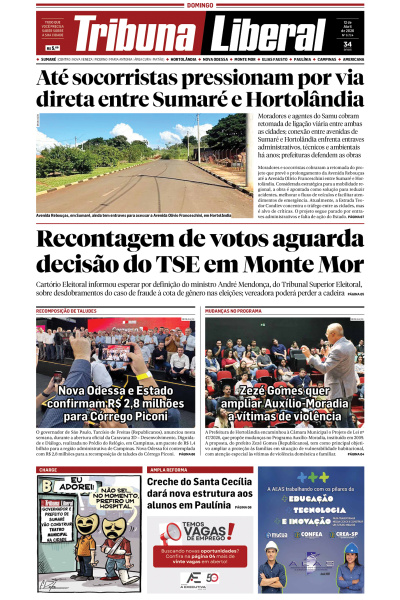 Tribuna Liberal - Edição de 12 de Abril de 2026