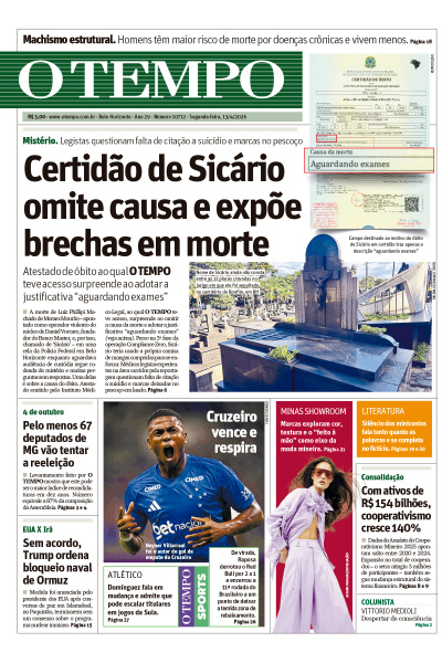 O TEMPO - Edição de 13 de abril de 2026