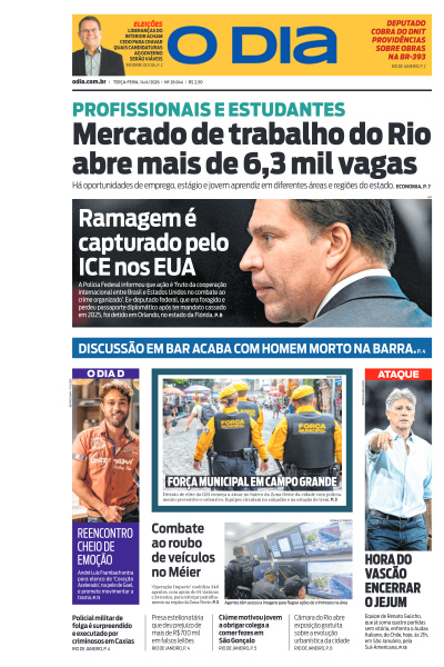 O DIA - Edição de 14 de Abril de 2026