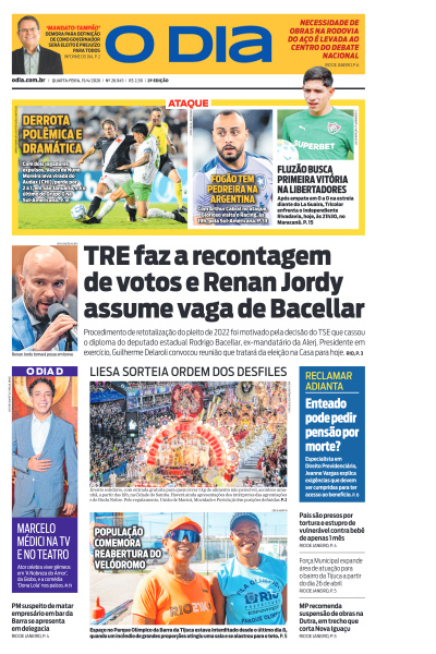 O DIA - Edição de 15 de Abril de 2026