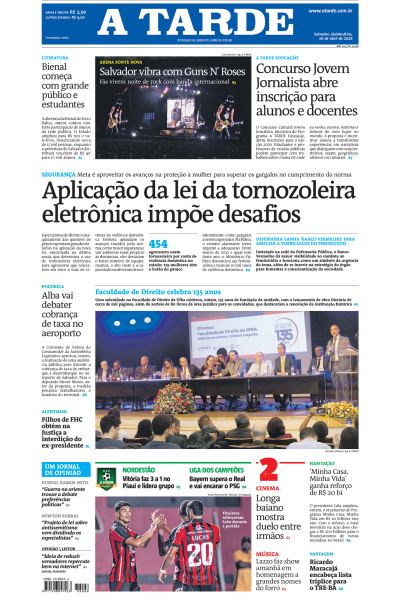 A TARDE - Edição de 16 de Abril de 2026