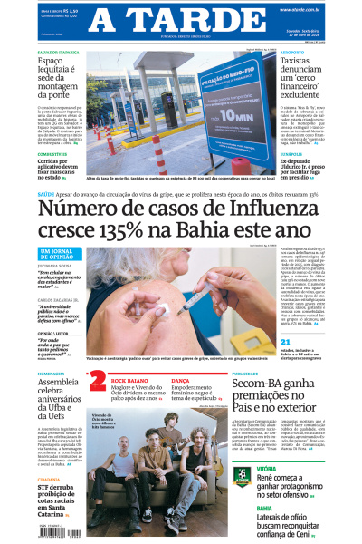 A TARDE - Edição de 17 de Abril de 2026