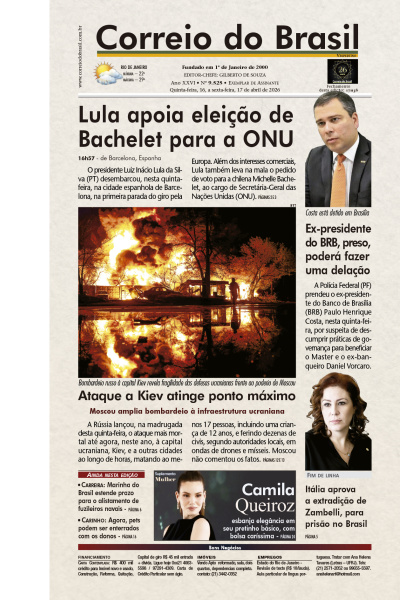 Correio do Brasil - Edição de 17 de Abril de 2026