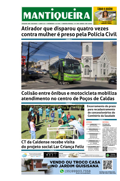 Mantiqueira - Edição de 17 de Abril de 2026