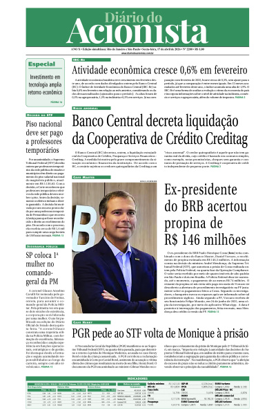 Diário do Acionista - 17 de abril de 2026