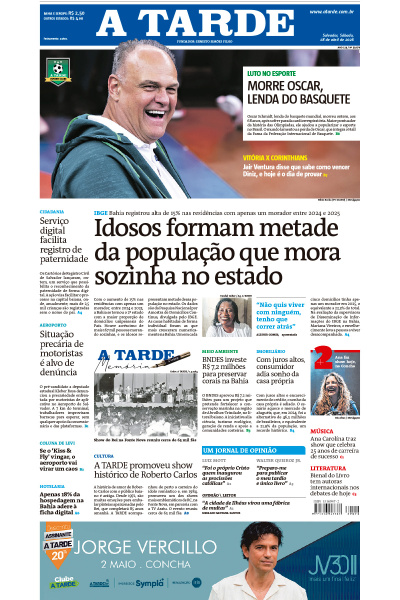 A TARDE - Edição de 18 de Abril de 2026