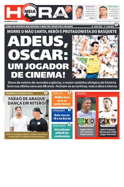 MEIA HORA - Edição de 18 de Abril de 2026