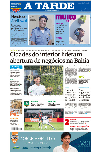 A TARDE - Edição de 19 de Abril de 2026