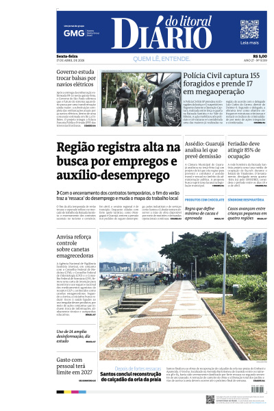 Diário do Litoral - Edição de 20 de Abril de 2026