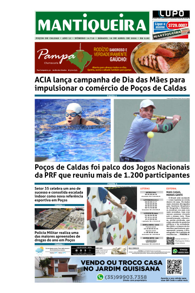 Mantiqueira - Edição de 20 de Abril de 2026