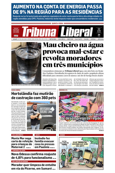 Tribuna Liberal - Edição de 23 de Abril de 2026