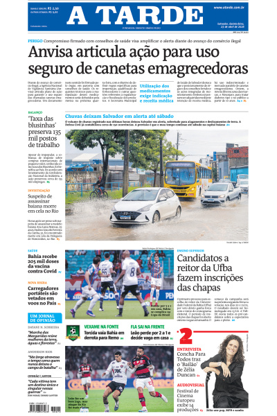 A TARDE - Edição de 23 de Abril de 2026