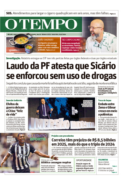 O TEMPO - Edição de 24 de abril de 2026