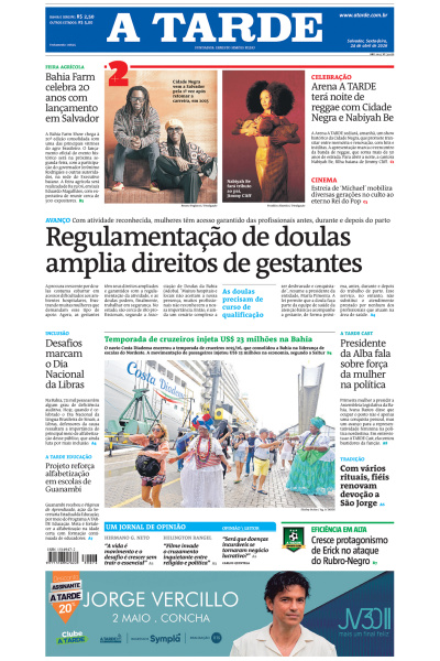 A TARDE - Edição de 24 de Abril de 2026