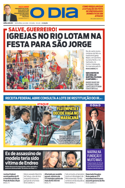 O DIA - Edição de 24 de Abril de 2026