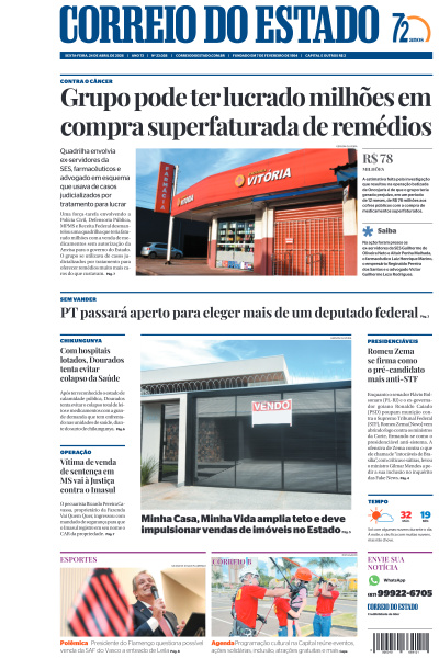 Correio do Estado - Edição de 24 de Abril de 2026