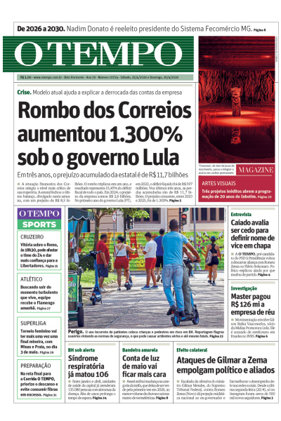 O TEMPO - Edição de 25 de abril de 2026
