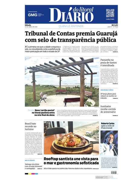 Diário do Litoral - Edição de 25 de Abril de 2026