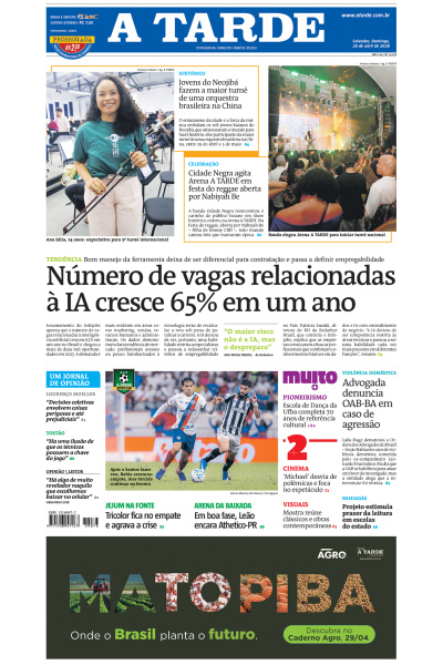 A TARDE - Edição de 26 de Abril de 2026